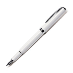 Cleo Skribent Classic Palladium White Fountain Pen