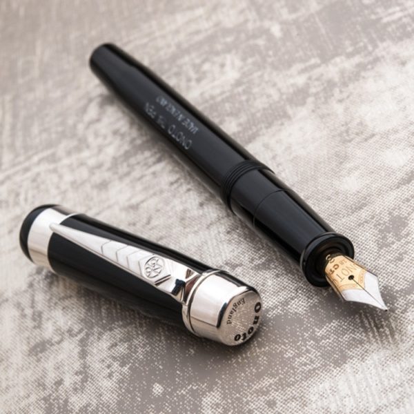 Onoto Excel Black & Sterling Silver Pen-10037