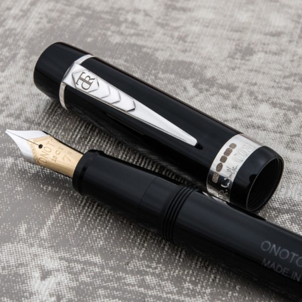 Onoto Magna Plunger-Filler Black Fountain Pen-9671