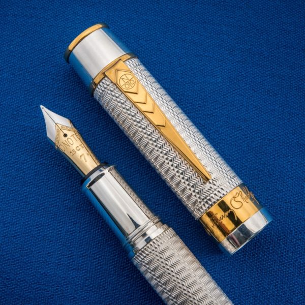 Onoto William Shakespeare Sterling Silver Fountain Pen-9784