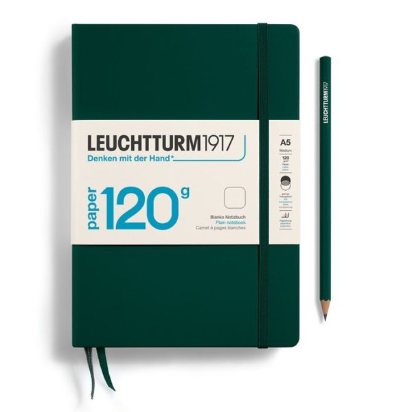 Leuchtturm A5 120g Forest Green Blank