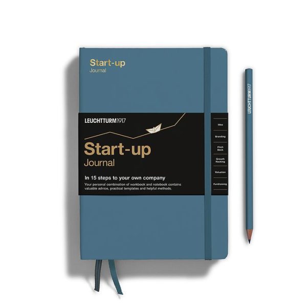 Leuchtturm A5 Start Up Stone Blue