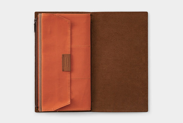 Traveler's Cotton Zipper Case Orange Example