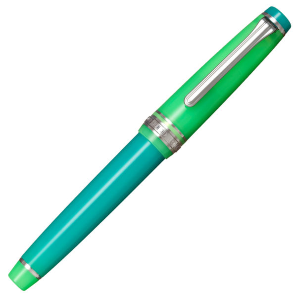 Sailor Professional Gear Slim Aurora Borealis Fountain Pen Closed