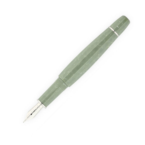 Scribo Feel Verde Antico Fountain Pen Open