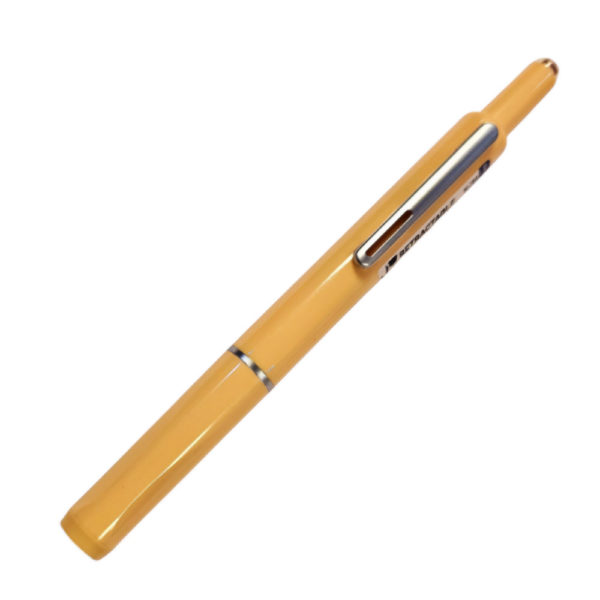 Writech Retractable Fountain Pen Orange Closed