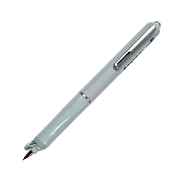 Writech Retractable Fountain Pen Blue Open