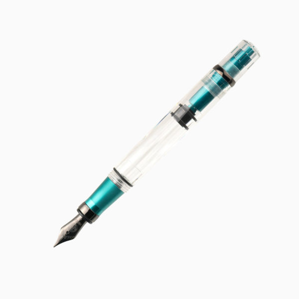 TWSBI 580 ALR Caribbean with Onyx Open