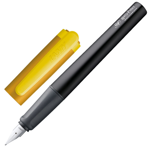 LAMY Nexx Fountain Pen Hufflepuff Yellow Open