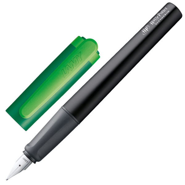 LAMY Nexx Fountain Pen Slytherin Green Open